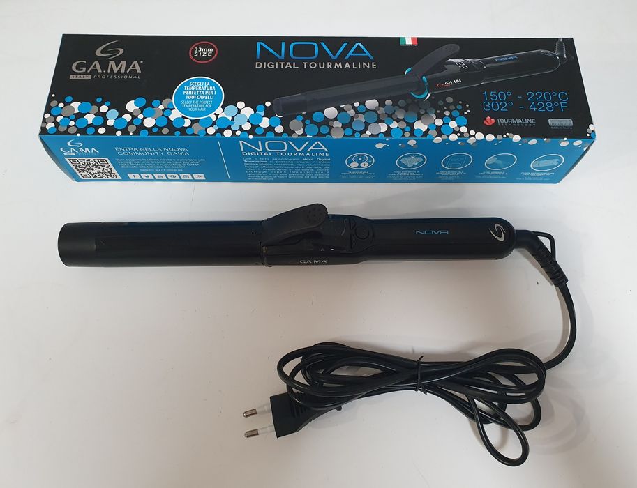 Шипцы для завивки GAMA NOVA DIGITAL TOURMALINE 33 мм.