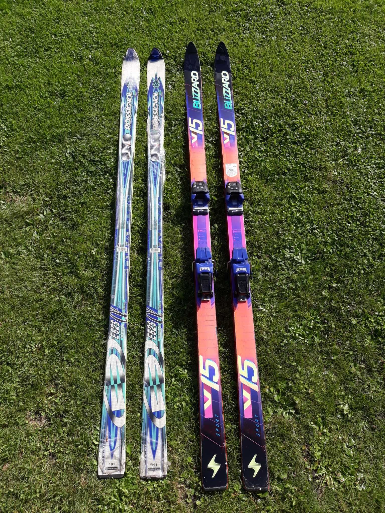 Sprzedam Narty BLIZZARD Sport V15 oraz ROSSIGNOL Dualtec Integral E52S