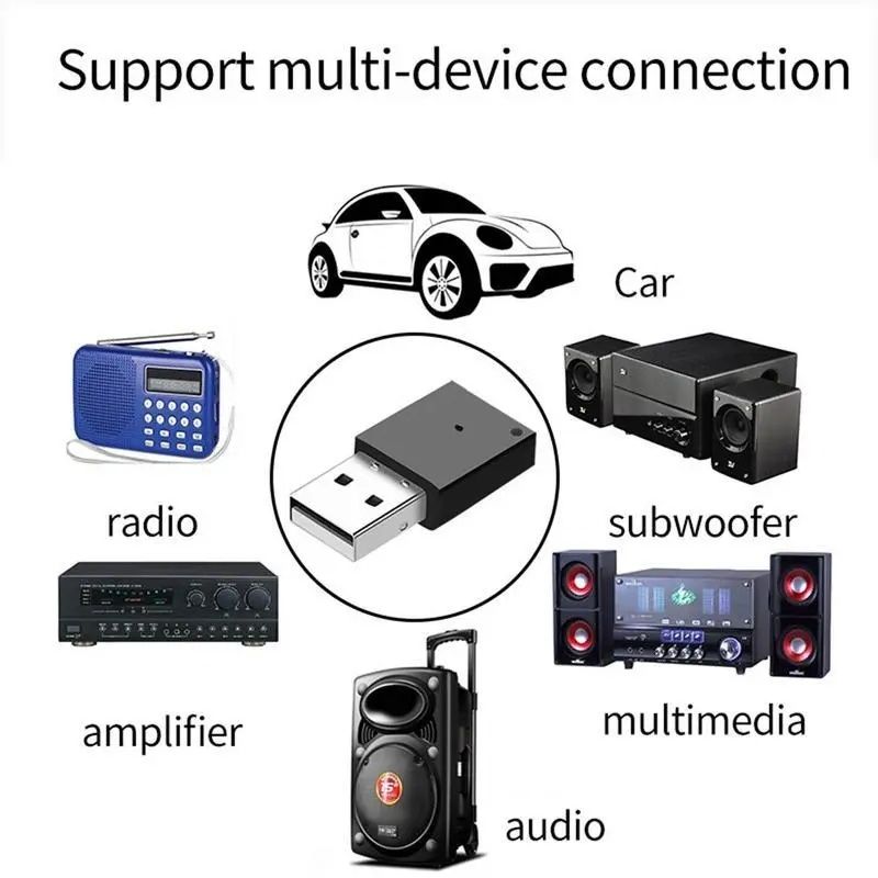 Bluetooth 5.0 приёмник аудио. Блютуз адаптер магнитолы, колонки.Alpine