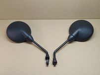 Зеркала мото (пара) QX-1216 КРУГ d125 с болтом фиксации