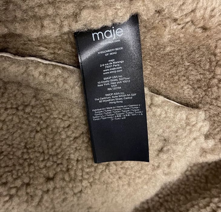 Дублянка Maje натуральна овчина