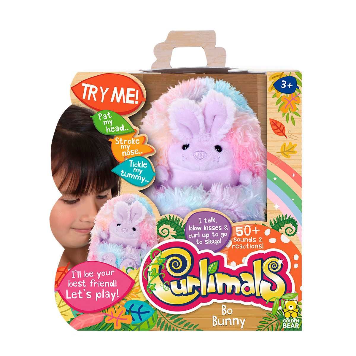 Интерактивная игрушка Curlimals Кролик Бо 3723