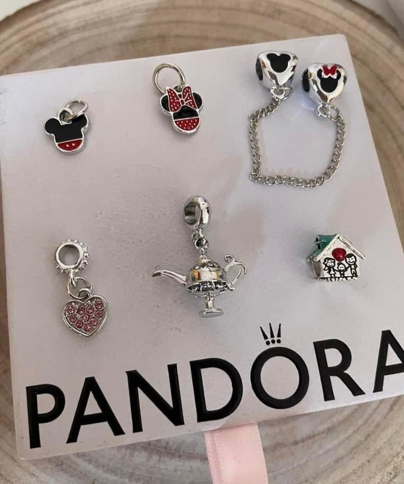 Pecas para pulseira pandora aço inoxidavel