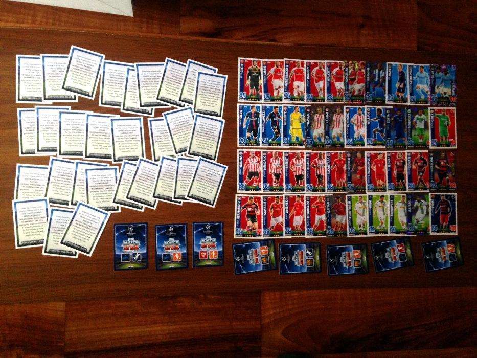 Toops Match Attax Trading card game. Лига Чемпионов 2015-16. Карточки.