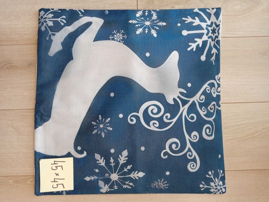 Zestaw nowych 2 szt poszewek dekoracyjnych na wymiar 45x45 cm