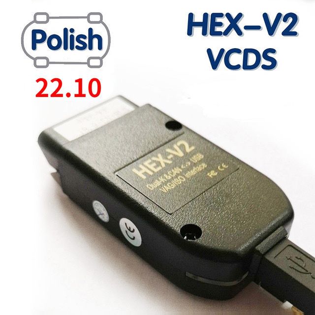 Narzędzie diagnostyczne VCDS Hex Can V2 najnowszy 22.10 PL