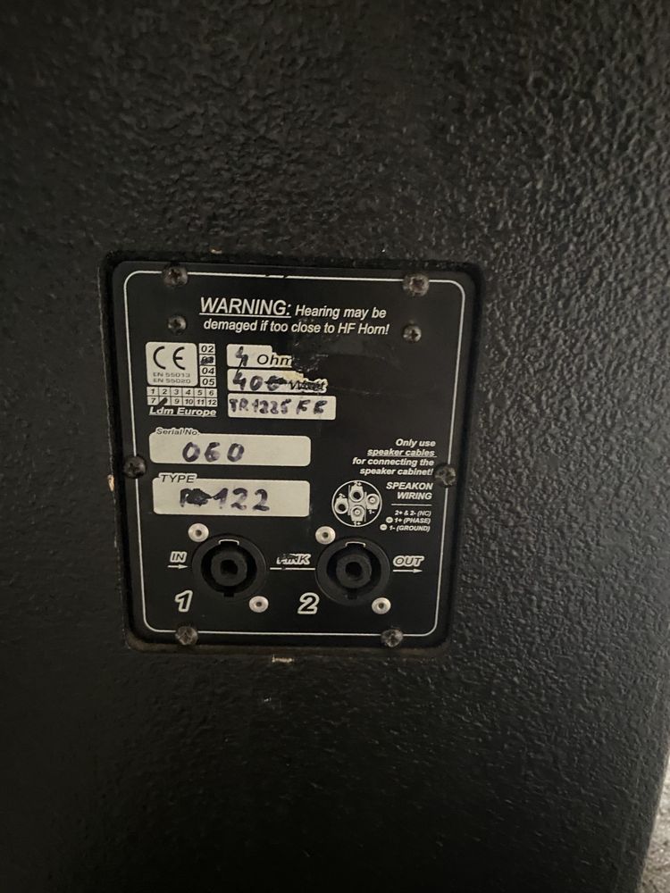 Kolumny, bas, powermixer, zestaw nagłośnieniowy LDM, moc 2400W RMS