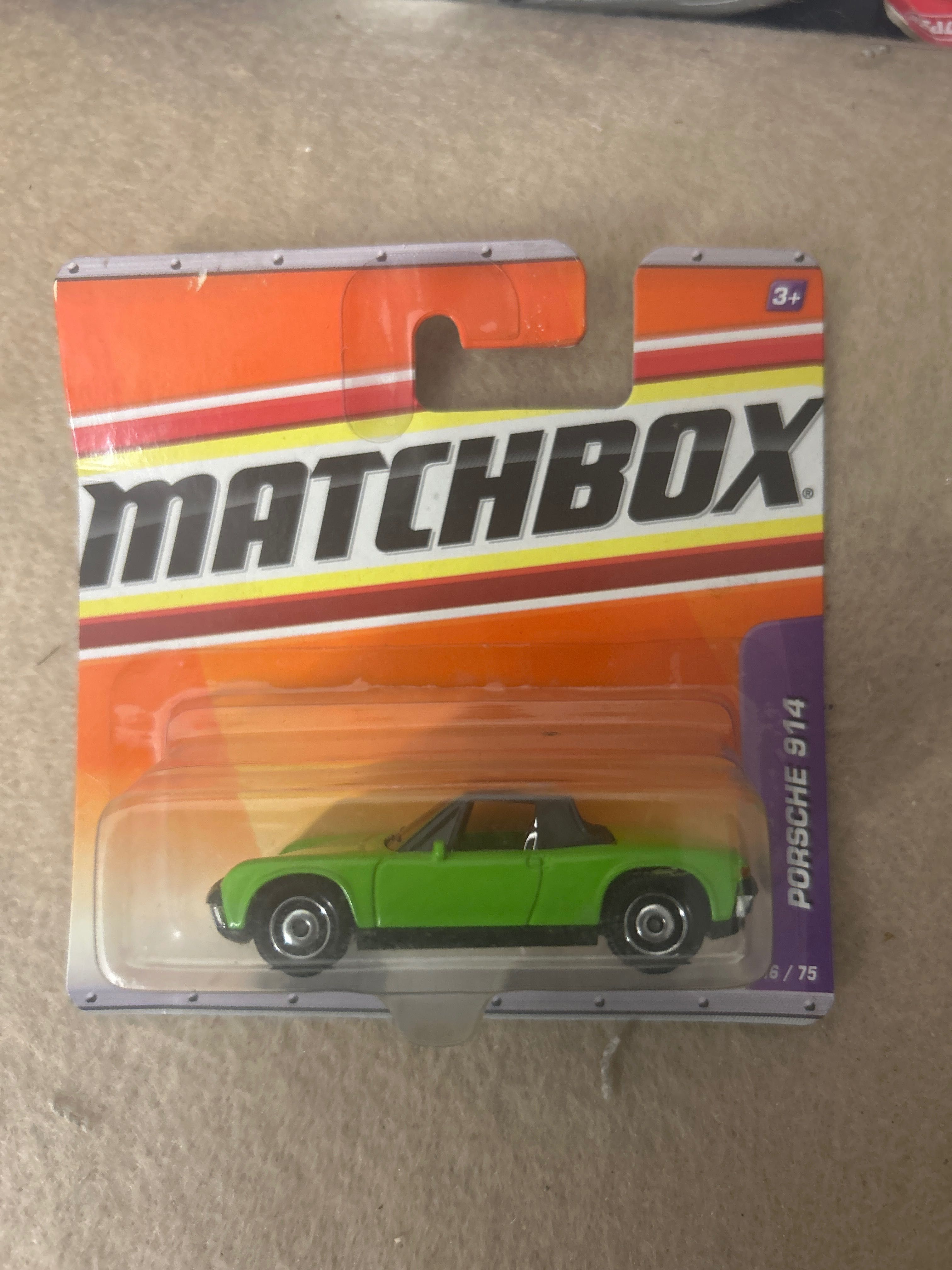 Porsche 914 16/75 matchbox zielony