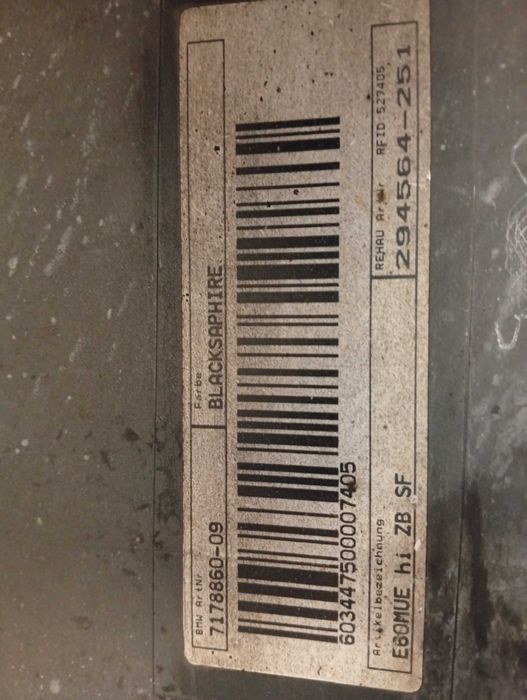 parechoques de tras bmw serie 5 e60