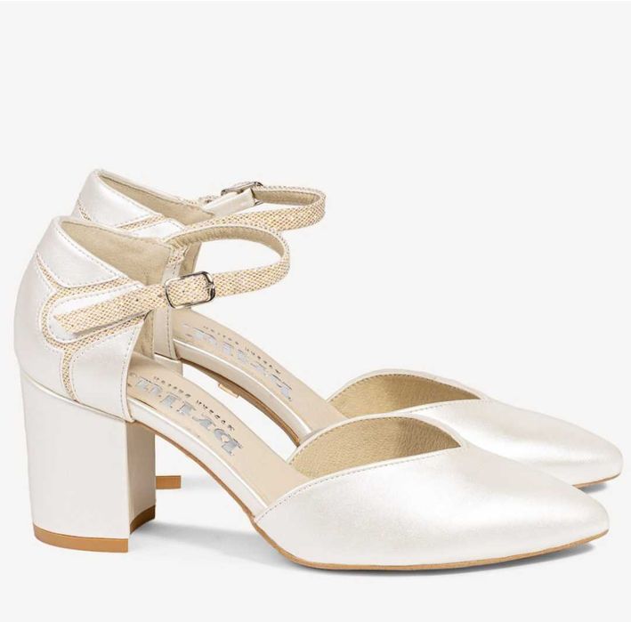 Buty ślubne brilu IVORYroz.38