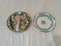 Conjunto de pratos de decoração