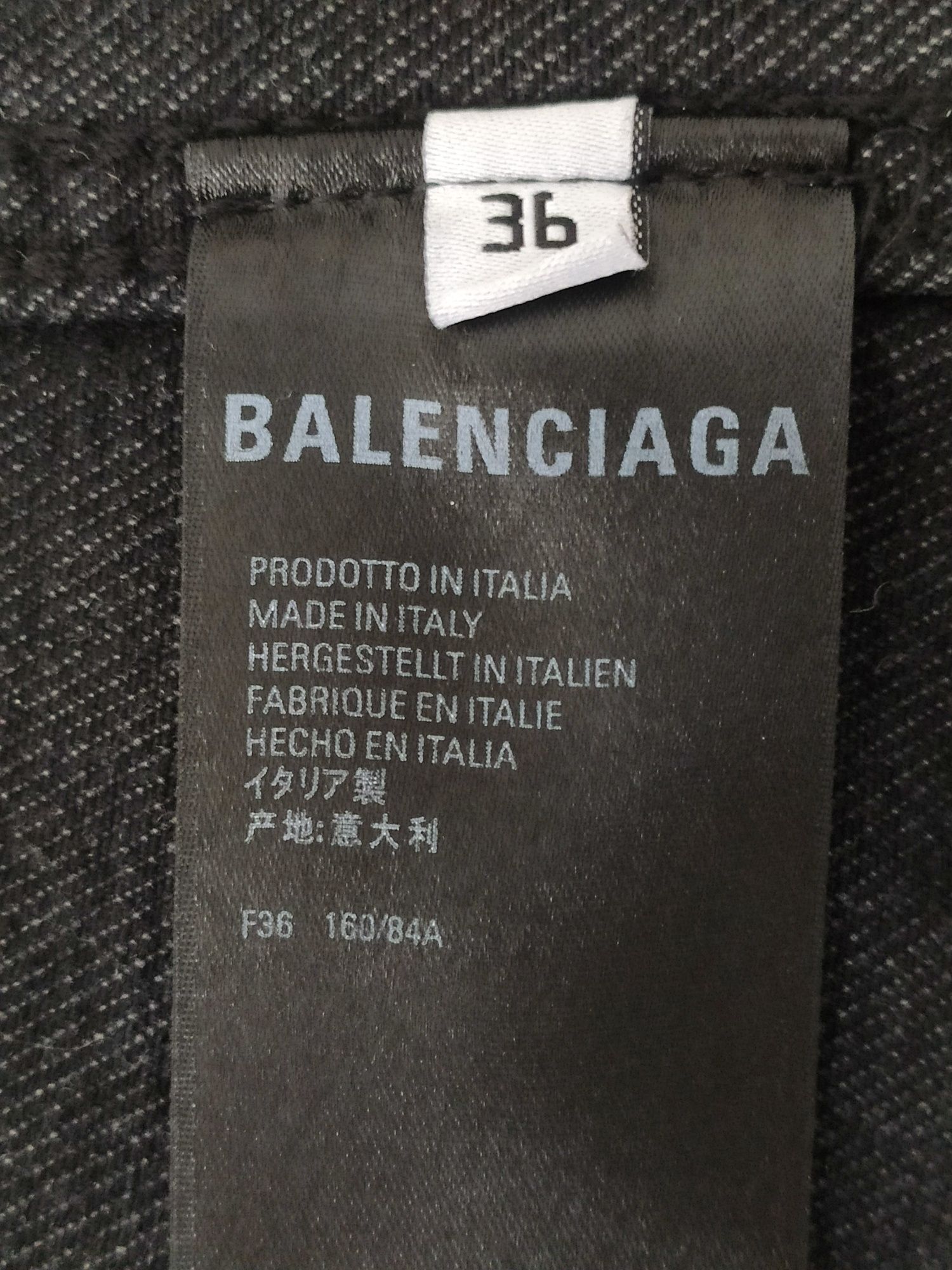 Джинсовый пиджак Balenciaga