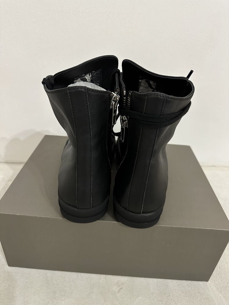 Rick Owens Ramones High Full black sneaks 40 41не DRKSHDW