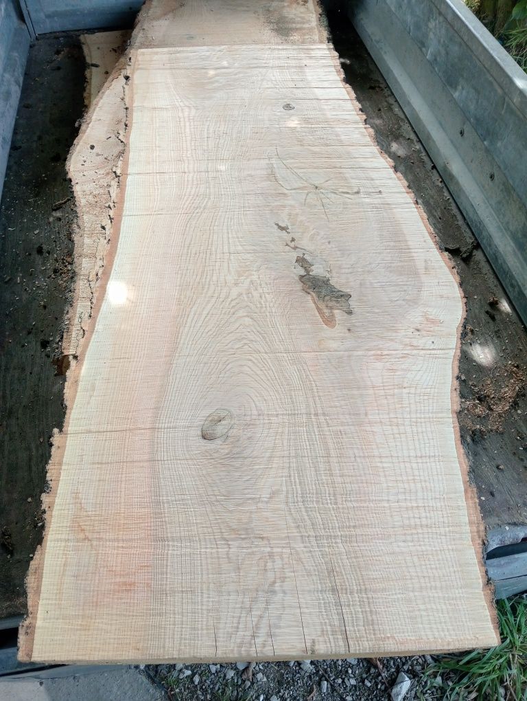 Foszty monolit tarcica blaty deska jesion na stół ok 155x65x7cm różne