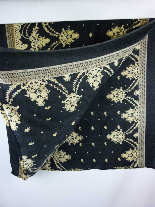 duży hinduski szal dupatta Indie 200 x 105 cm