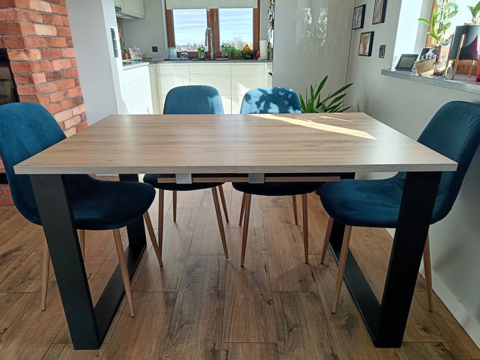 Stół rozkladany CORA industrialny