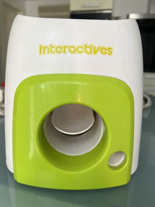 Brinquedo intercativo para cao, coloca bola sao petisco