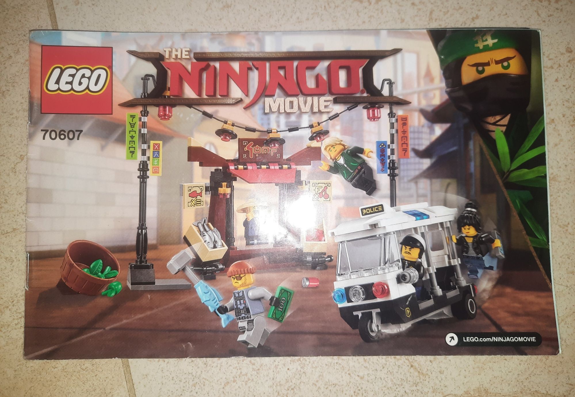 Klocki LEGO Movie Pościg w NINJAGO City 70607
bez ludzikow