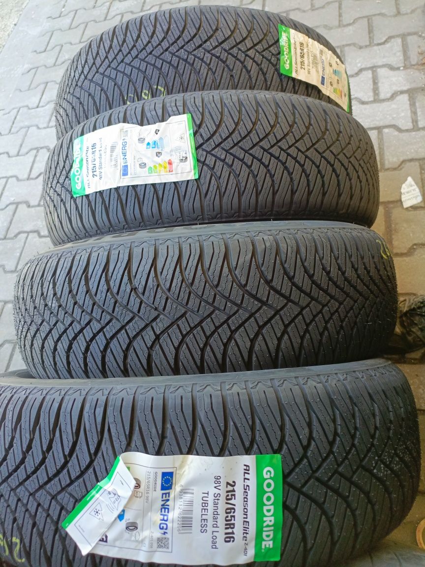 Nowe opony całoroczne wielosezonowe 215/65/16 Goodride 2024r