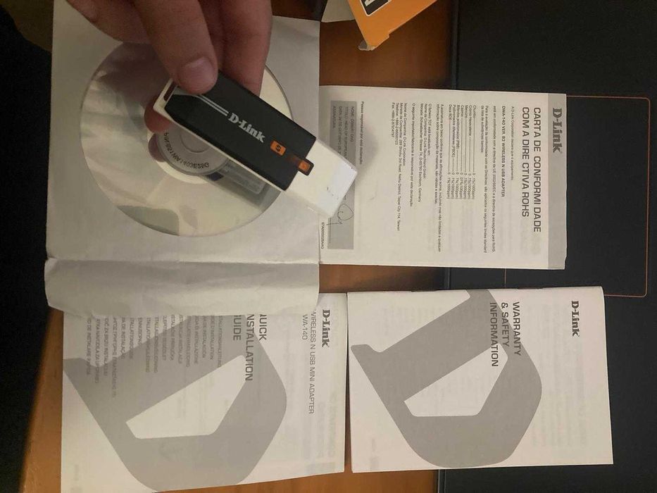 Adaptador WIFI D-Link "DWA-140" 300Mbps