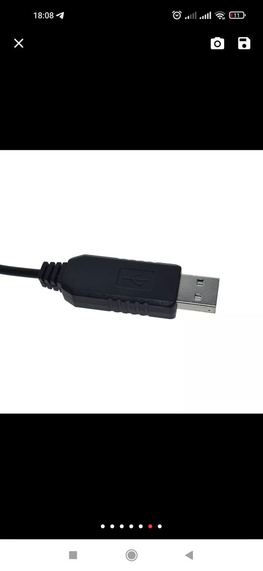 5, 9 Вольт! USB шнур для живлення роутера