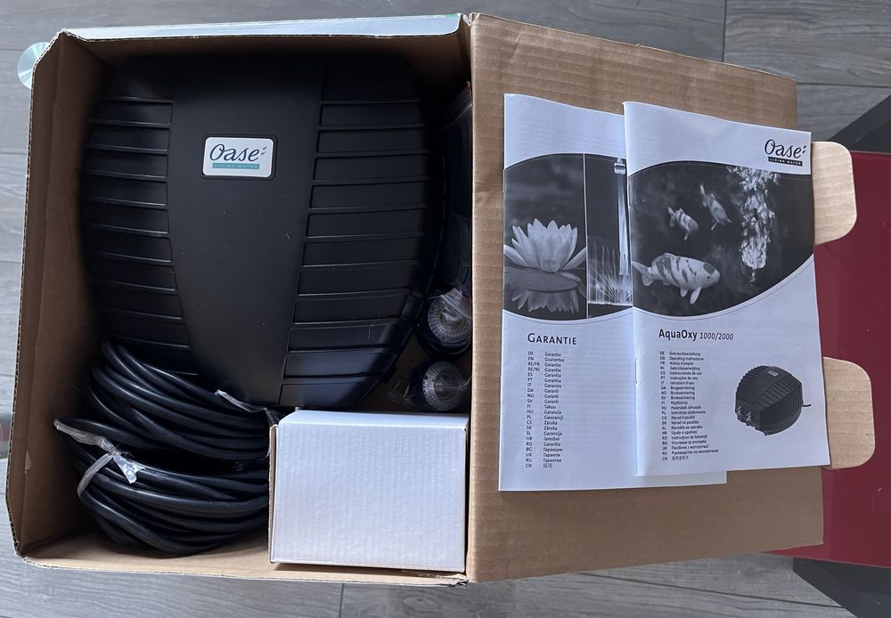 Nowy napowietrzacz Oase AquaOxy 1000 do oczka wodnego/stawu 10 000 ltr