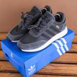 (1850) Кросівки Adidas Iniki замшеві сірі (41-45)