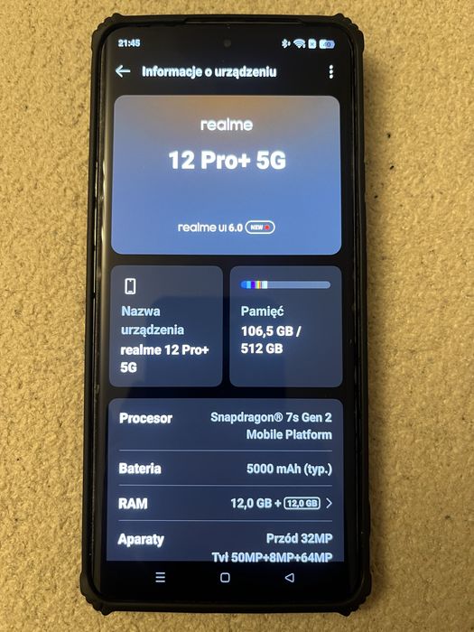 Realme 12 pro+ 12/512gb