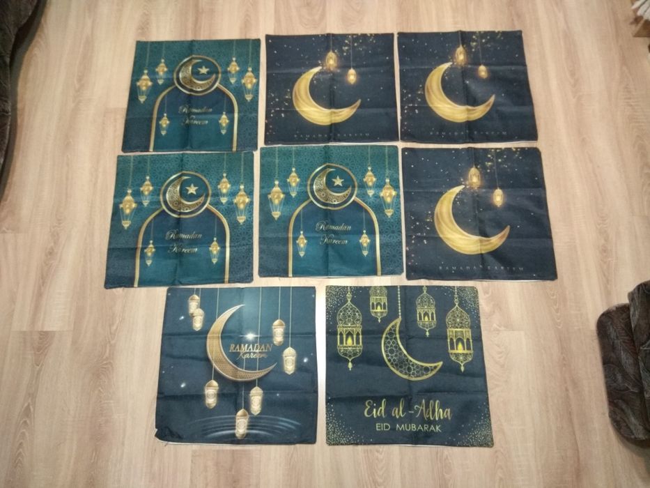 Ramadan Poszewki na poduszki Komplet 8 sztuk