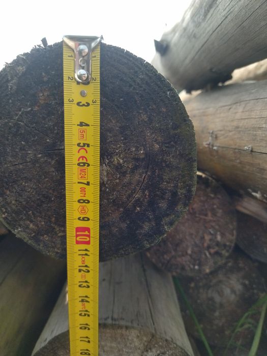 Kołki okorowane, stemple na huśtawkę, altanę