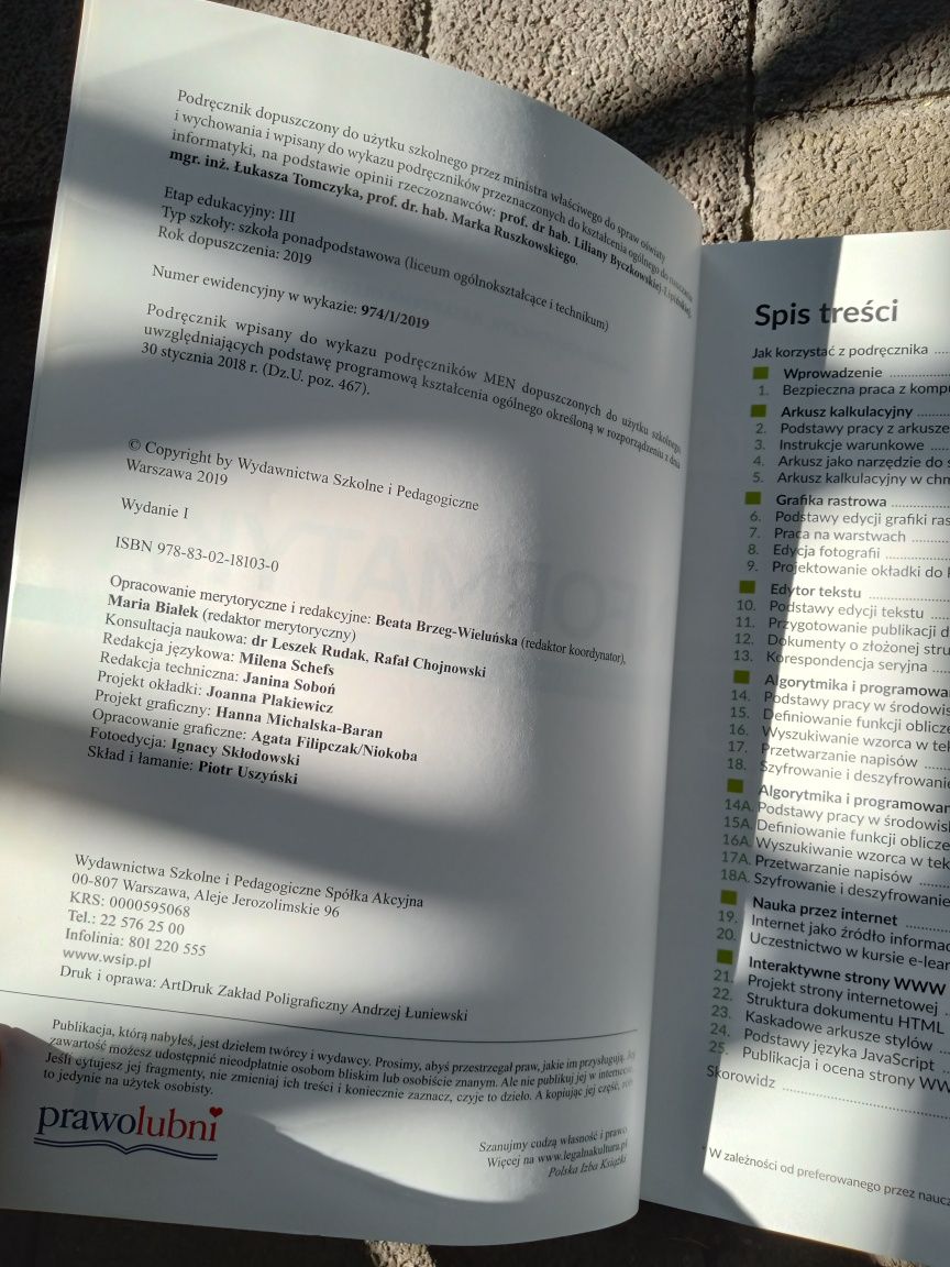 Informatyka WSiP podręcznik