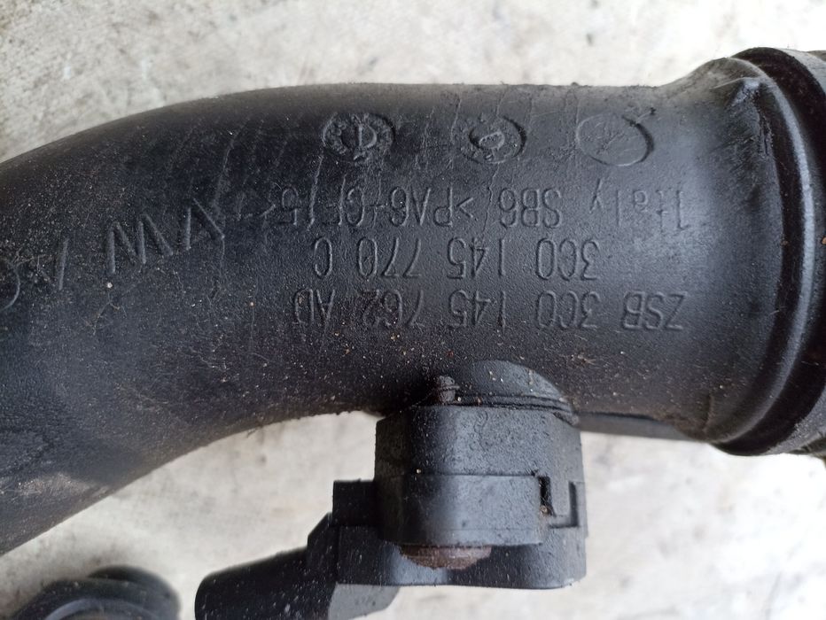 Rura wąż przewód turbo intercoolera 2.0 tdi 170km BMR VW Passat B6