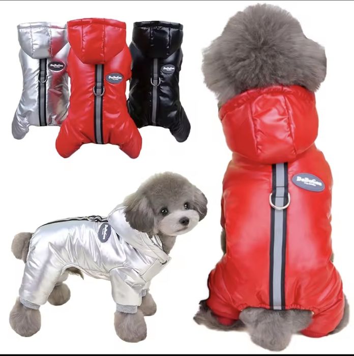 Теплий-зимовий, водонепронектний комбінезон для маленької собачки