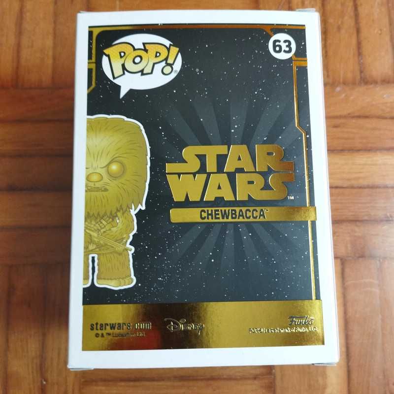 Funko Pop 63 - Star Wars - Chewbacca Gold Metallic Special Edition