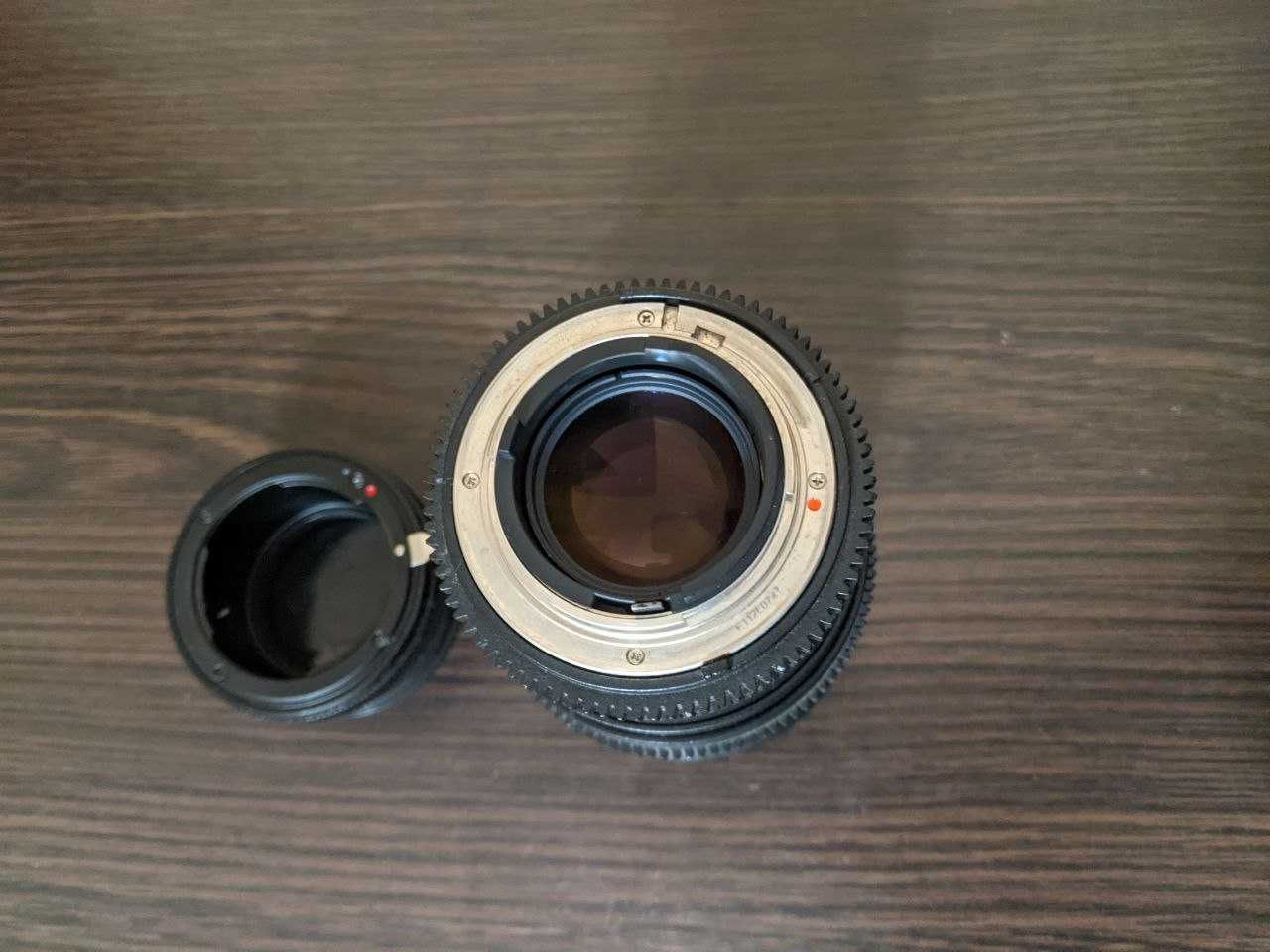 Samyang T1.5 35mm AS UMC Nikon + адаптер Sony E