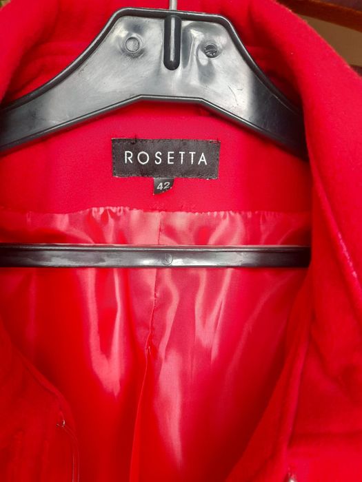 Xl piękny czerwony płaszczyk