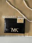 Nowy cardholder MK Michael Kors czarny skóra
