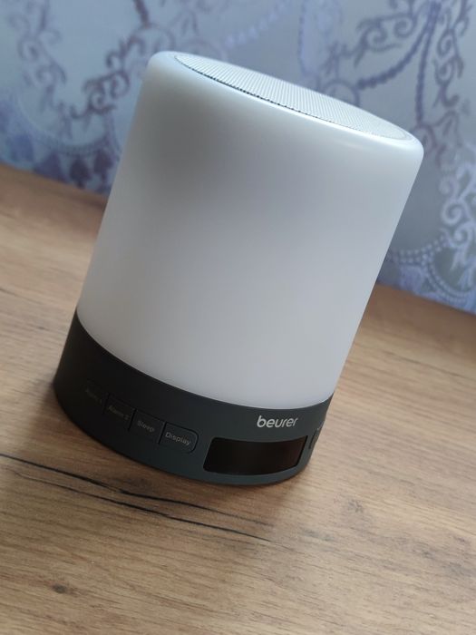 Beurer WL 50 Lampka nocna dotykowa RGB zegar budzik głośnik Bluetooth
