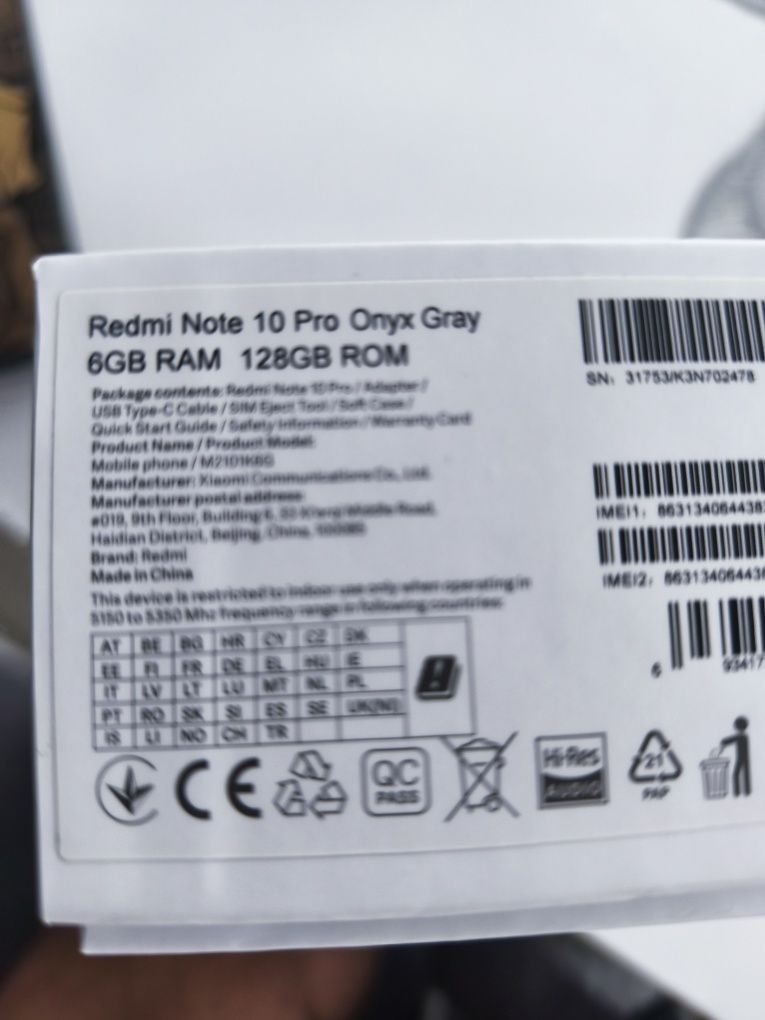 Redmi Note 10 Pro