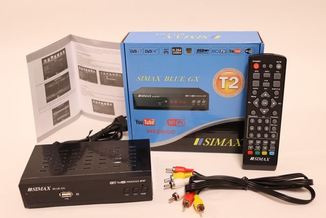 Т2 цифровий ефірний приймач Simax Blue GX IPTV