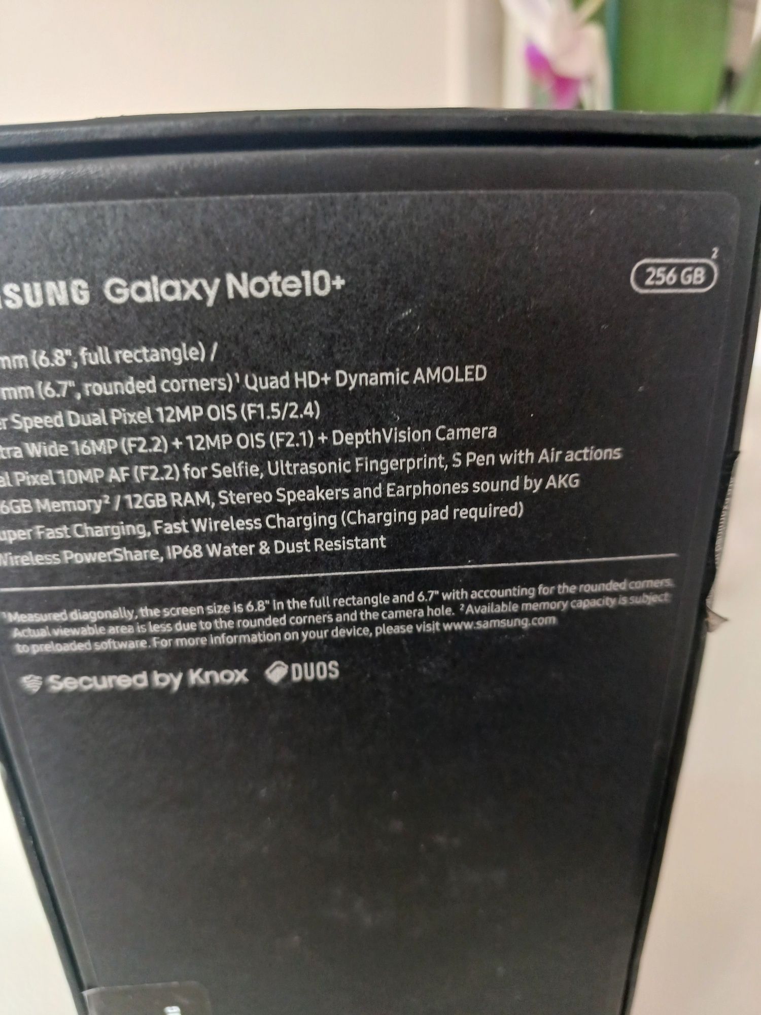 Samsung Galaxy Note 10+, 256 GB,sprawny, stłuczony tył