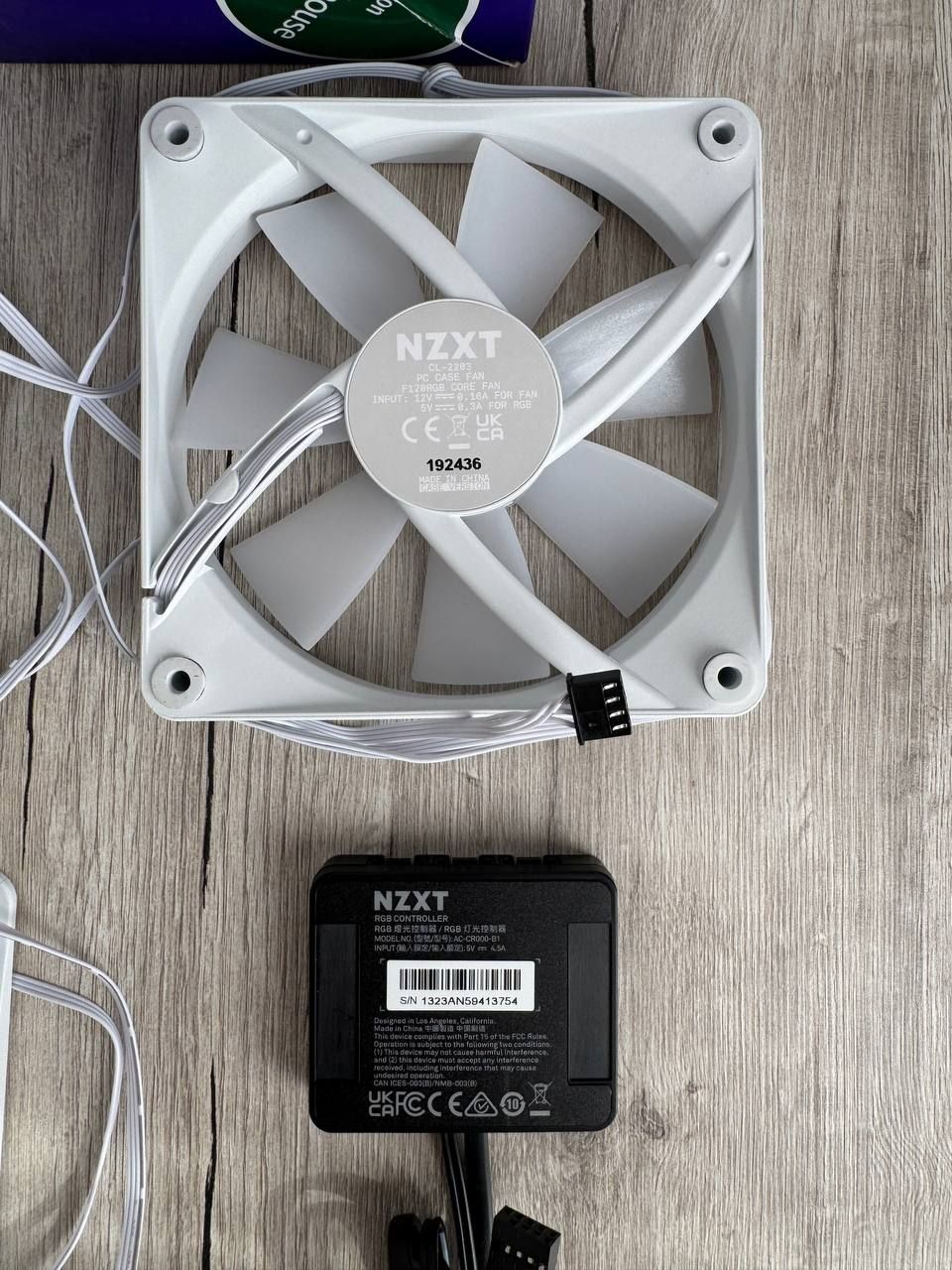 Вентилятор NZXT F Series Airflow RGB 140мм, білий (RF-R14DF-W1)