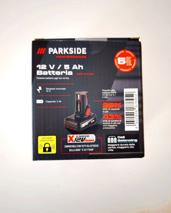 Tesoura rotativa 12v Parkside