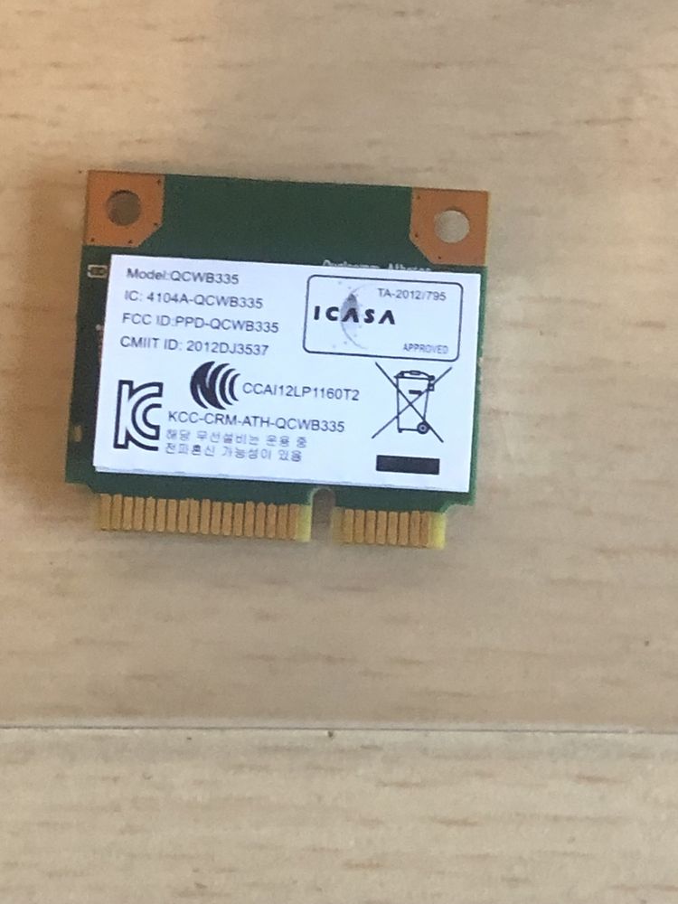 KARTA WI-FI QCWB335 802.11 b/g/n + Bluetooth BT4.0