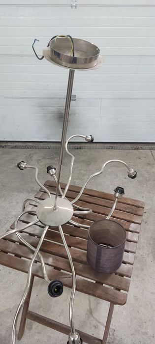 Candeeiro prata cromado