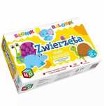 Puzzle 6x2. Słonik balonik. Zwierzęta małe i duże. Multigra