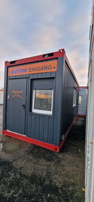 Kontener socjalny sanitarny budowlany biurowy WC Toaleta