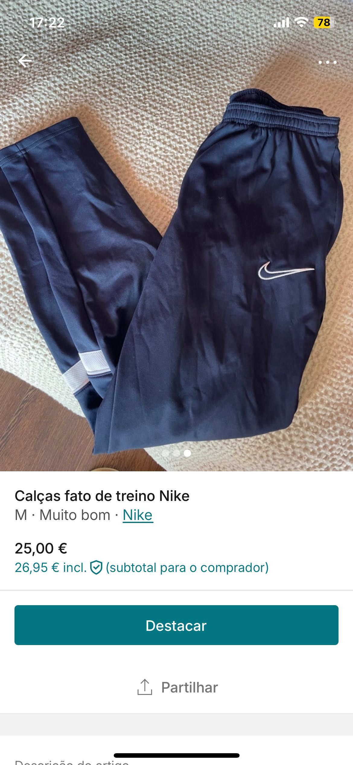 Calças desportivas Nike