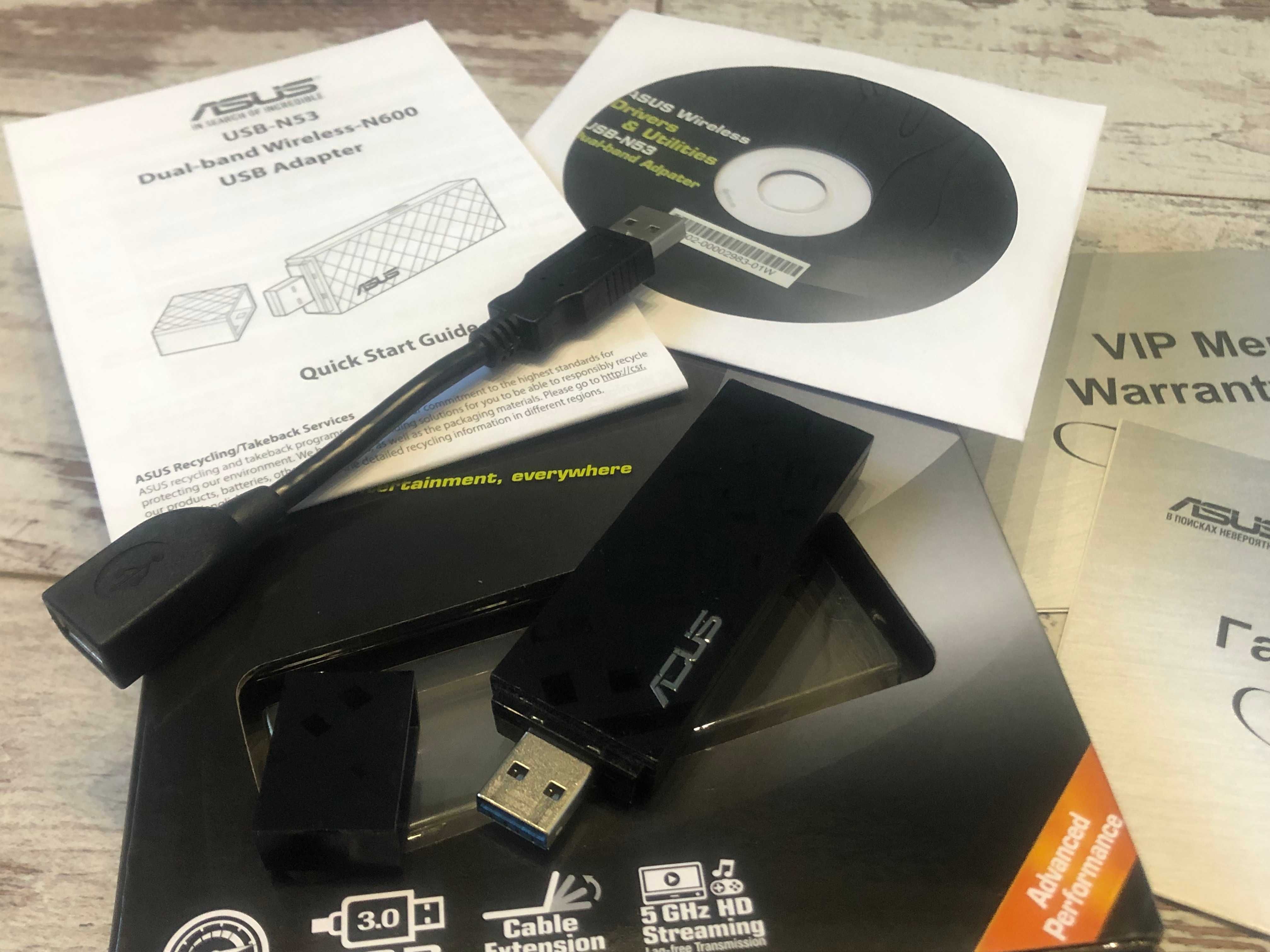 Wi Fi модульСетевая карта Wi-Fi ASUS USB-N53 B1