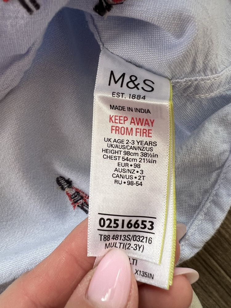 Сорочка M&S 2-3 р, 98 см